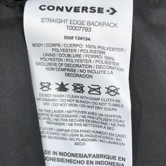 Converse Pink Floral & Olive Green Backpack - Picture 8 of 8